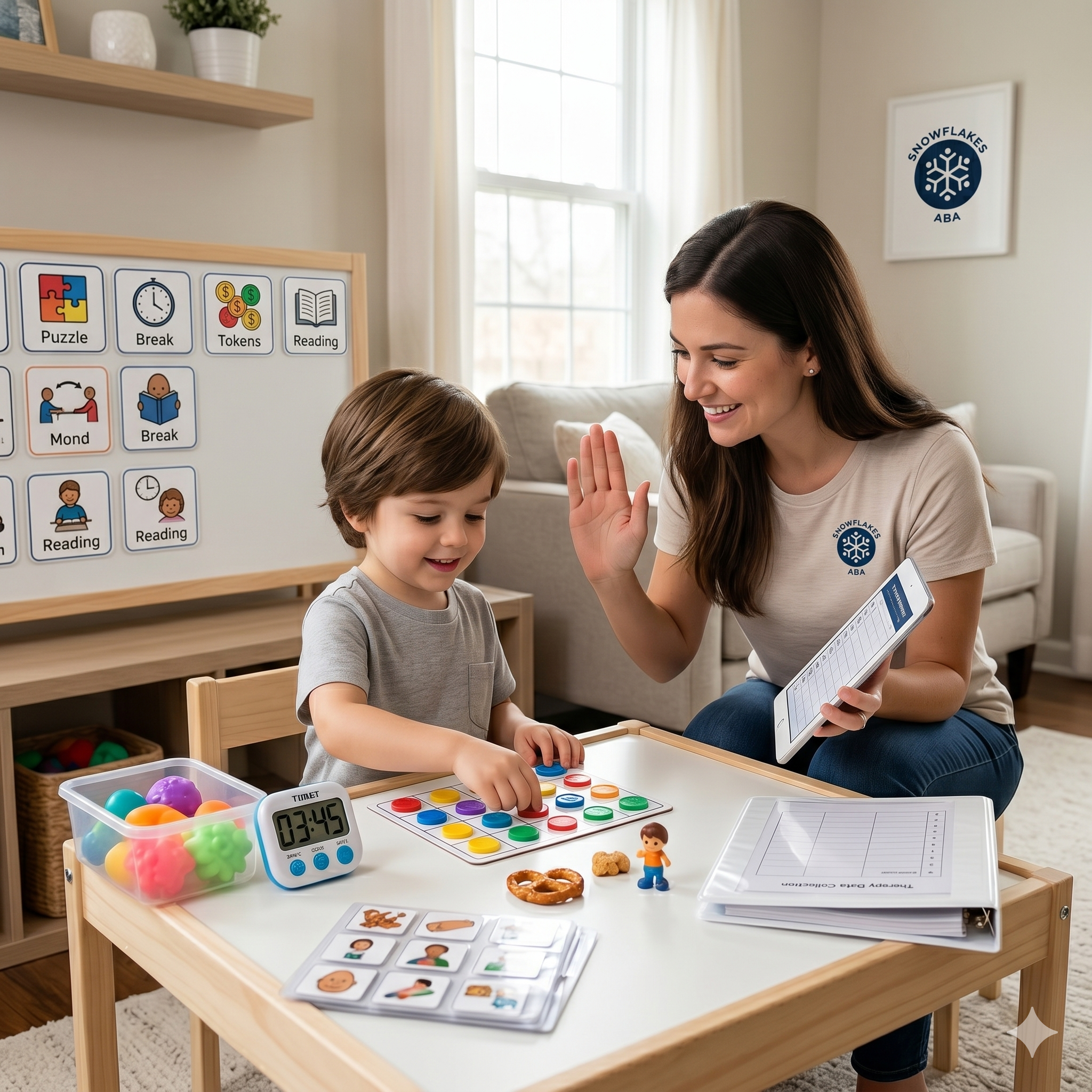 ABA therapy for children at Snowflakes ABA in Howard County MD